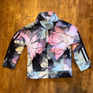 Floral adidas jacket